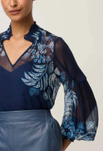 Load image into Gallery viewer, Once Was - Colette Viscose Chiffon Blouse - Moonlit Batik