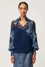 Load image into Gallery viewer, Once Was - Colette Viscose Chiffon Blouse - Moonlit Batik