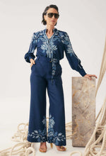 Load image into Gallery viewer, Once Was - Sloane Linen Viscose Pant - Moonlit Batik