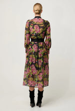 Load image into Gallery viewer, Once Was - Esmeralda Cotton Silk Dress - Winter Granadilla