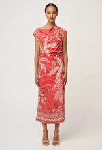 Load image into Gallery viewer, Once Was - Monique Column Dress - Crimson Palms