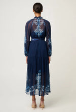 Load image into Gallery viewer, Once Was - Sloane Viscose Chiffon Dress - Moonlit Batik