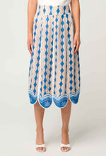 Load image into Gallery viewer, Once Was - Yasmin Linen Skirt - Marrakech Topaz