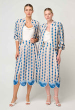 Load image into Gallery viewer, Once Was - Yasmin Linen Skirt - Marrakech Topaz