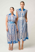 Load image into Gallery viewer, Once Was - Rimal Cotton Maxi Dress - Marrakech Topaz