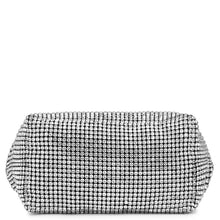 Load image into Gallery viewer, Olga Berg - Polly Crystal Shoulder Bag - Silver