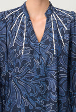 Load image into Gallery viewer, Once Was - Adela Embroidered Linen Viscose Blouse - Altamira