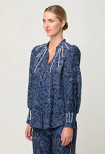 Load image into Gallery viewer, Once Was - Adela Embroidered Linen Viscose Blouse - Altamira
