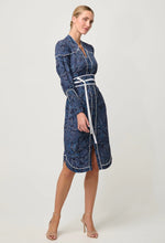 Load image into Gallery viewer, Once Was - Adela Viscose Dobby Hem Dress - Altamira