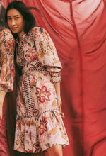 Load image into Gallery viewer, Once Was - Atlas Contrast Sleeve Dress - Aries Floral