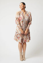 Load image into Gallery viewer, Once Was - Atlas Contrast Sleeve Dress - Aries Floral