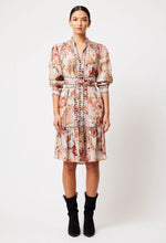 Load image into Gallery viewer, Once Was - Atlas Contrast Sleeve Dress - Aries Floral