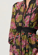 Load image into Gallery viewer, Once Was - Esmeralda Cotton Silk Dress - Winter Granadilla