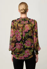 Load image into Gallery viewer, Once Was - Estrella Braided Neck Blouse - Winter Granadilla
