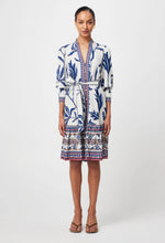 Load image into Gallery viewer, Once Was - Eudora Linen Viscose Dress - Palm Shadow