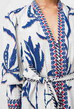 Load image into Gallery viewer, Once Was - Eudora Linen Viscose Dress - Palm Shadow