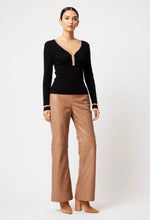 Load image into Gallery viewer, Once Was - Nova Merino Knit - Black/Husk