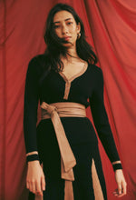 Load image into Gallery viewer, Once Was - Nova Merino Knit - Black/Husk