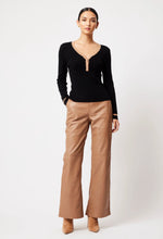 Load image into Gallery viewer, Once Was - Nova Merino Knit - Black/Husk