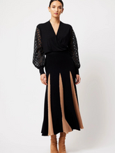 Load image into Gallery viewer, Once Was - Nova Merino Skirt - Black/Husk