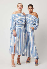 Load image into Gallery viewer, Once Was - Positano Viscose Top - Sorrento Stripe