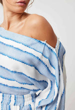 Load image into Gallery viewer, Once Was - Positano Viscose Top - Sorrento Stripe