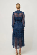 Load image into Gallery viewer, Once Was- Solana Viscose Chiffon Midi Dress - Altamira