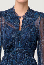 Load image into Gallery viewer, Once Was- Solana Viscose Chiffon Midi Dress - Altamira