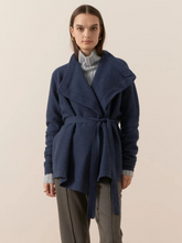 Load image into Gallery viewer, POL - Carter Wrap Coat - Blue
