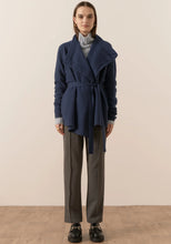 Load image into Gallery viewer, POL - Carter Wrap Coat - Blue
