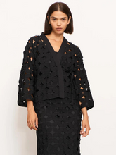 Load image into Gallery viewer, POL - Sumi Opera Jacket - Black Lace