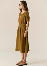 Load image into Gallery viewer, POL - Faire Belt Dress - Khaki