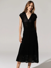 Load image into Gallery viewer, POL - Paco Knit Dress -Black