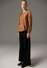 Load image into Gallery viewer, POL - Rhea Pintuck Top