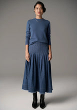 Load image into Gallery viewer, POL - Reece Denim Skirt - Blue Wash