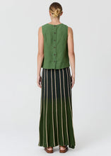 Load image into Gallery viewer, POL - Frankie Button Tank - Fern