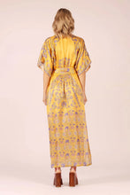 Load image into Gallery viewer, Lola - Aria Pink Blue Norman Satin Dress