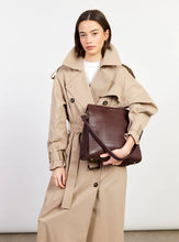 Load image into Gallery viewer, Saben - Beatrice Shoulder Bag - Espresso Croc