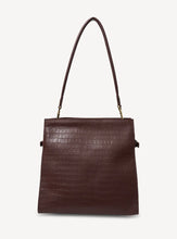 Load image into Gallery viewer, Saben - Beatrice Shoulder Bag - Espresso Croc