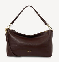 Load image into Gallery viewer, Saben - Claudia Crossbody - Espresso Croc