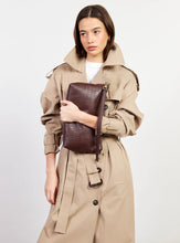 Load image into Gallery viewer, Saben - Claudia Crossbody - Espresso Croc