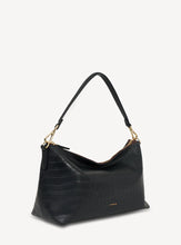 Load image into Gallery viewer, Saben - Claudia Shoulder Bag - Black Croc