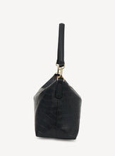 Load image into Gallery viewer, Saben - Claudia Shoulder Bag - Black Croc