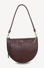 Load image into Gallery viewer, Saben - Gani Shoulder Bag - Espresso Croc