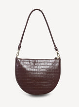 Load image into Gallery viewer, Saben - Gani Shoulder Bag - Espresso Croc