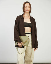 Load image into Gallery viewer, Saben - Matilda Crossbody Bag - Eucalyptus & Chunky Chain