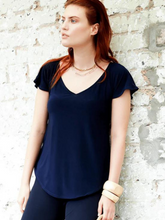 Load image into Gallery viewer, Sacha Drake - Analia Jersey Top - Navy