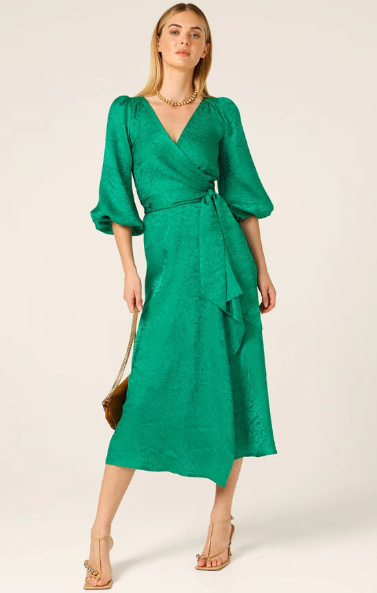 Long Sleeve Midi Wrap Dress Sacha Drake Chateau Wrap Dress Indigoandme Long Sleeve Midi Wrap Dress Sacha Drake Chateau Wrap Dress Indigoandme