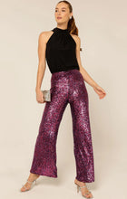 Load image into Gallery viewer, Sacha Drake - Sequin Palazzo Pant - Pink Multi