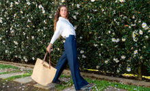 Load image into Gallery viewer, Ladli | Linen Palazzo Pant | Navy